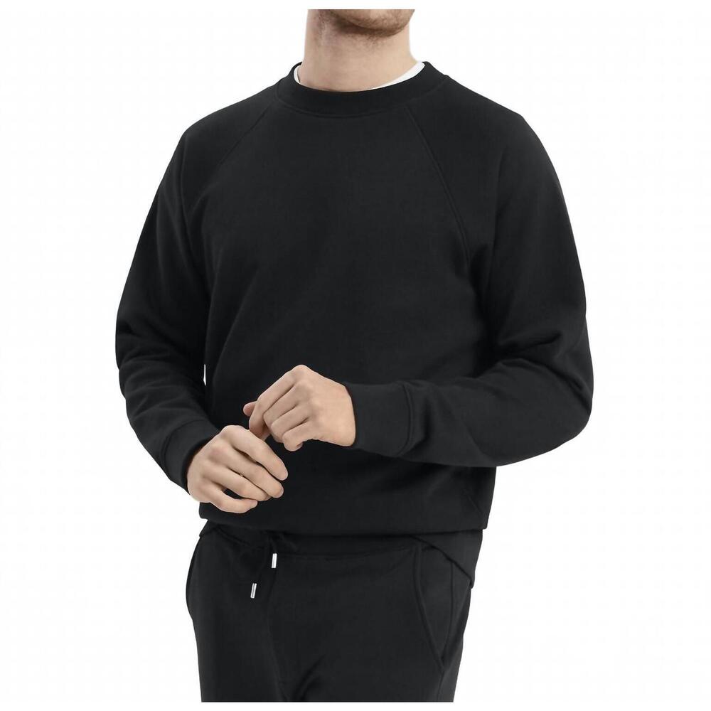 NEW HÅNDVÆRK flex raglan sweatshirt in black